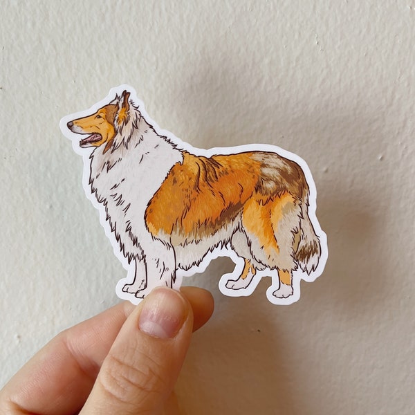 Rough Collie - Etsy