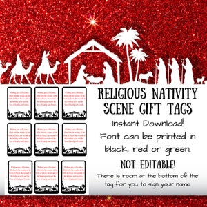 Religious Nativity Scene Gift Tgas