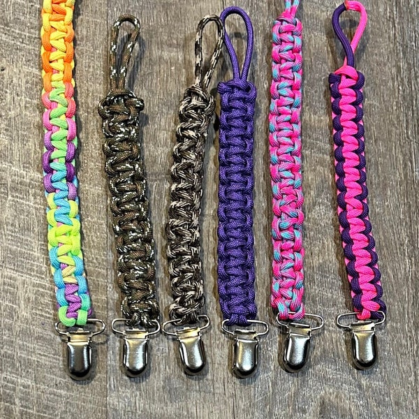 Paracord Pacifier Clips