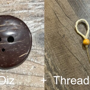 Diz shown beside diz threader.