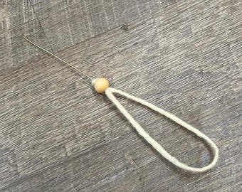 Spinning Wheel Orifice Hook or Diz Threading Tool