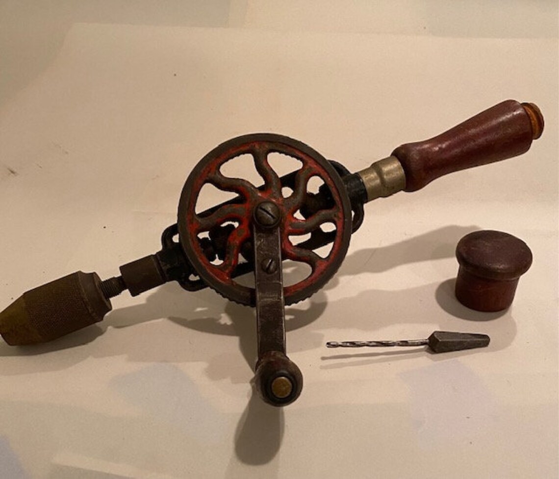 Antique Millers Falls Hand Drill Etsy
