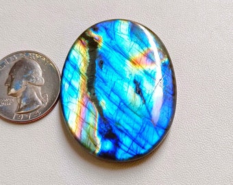 100% Natural Labradorite Cabochon, Oval Shape Loose Gemstone, Jewelry Making Labradorite  Best Quality Gemstone !!!