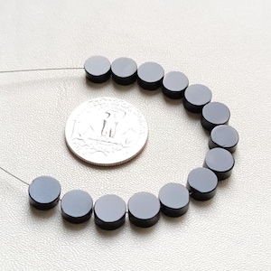 Amazing top quality 14 pieces round black obsidian natural black obsidian loose cabochon gemstone round shape 8x8x4 mm all making jewelry!!!