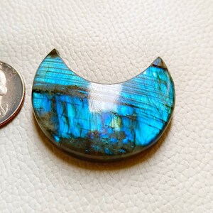100% Natural Multi Fire Moon Labradorite Cabochon, Wire Wrapped Jewelry Making Natural Labradorite Moon Cabochon Gemstone !!!