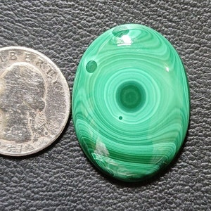 100% Natural Malachite Gemstone, AAA Malachite Cabochon Malachite loose For Making Jewelry 35x26x6 MM Size.