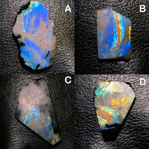 Pierres De Lune Arc-en-ciel Brutes - 10 Pièces - 12-14 Mm - Naturelles Non Traitées - Inde - Neuf Avec étiquettes