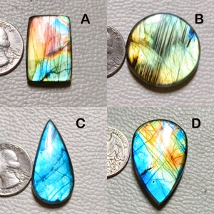 100% Natural  Multi Purple Labradorite Cabochons, Both Side Polish Loose Gemstone,  Multi Labradorite For Jewelry Making !!!