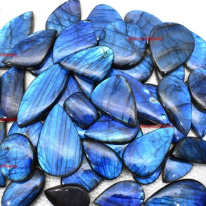 AAA Quality Blue Labradorite Gemstone Wholesale Price Stone Natural Blue Labradorite Cabochons Handmade And hand polished.labrdorite