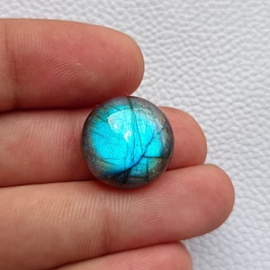 5-30 mm Mind Blowing AAA Labradorite Round Shape Cabochon,, flat back, Cab 5,6,7,8,9,10,11,12,13,14,15,16,17,18,19,20,25,30 mm sizes image 5