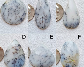 Natural Dendrite Agate gemstone!! Handmade Dendrite Cabochon, Excellent Dendrite Opal loose gemstone For Jewelry making