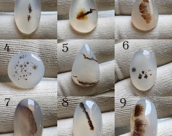 Amazing Top Quality Natural Scenic Dendritic Agate Gemstone | Mix Shape And Size Wholesale  Gemstone Lot for Jewelry Making.