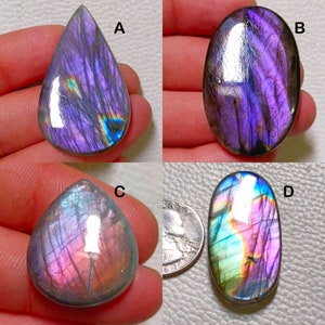 Best Quality Multi Purple Labradorite Cabochon, Both Side Polish Loose Gemstone, Jewelry Making Gemstone !!!