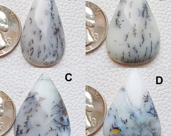 Amazing Dendrite Agate Cabochon, 100% Natural Dendrite Agate Loose Gemstone, Dendrite Agate Crystal Jewelry Making.