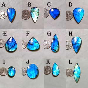 Deep Blue Labradorite - Labradorite Cab - Labradorite Gemstone - Natural Labradorite - Labradorite Stone - Flashy Labradorite...
