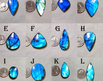 Deep Blue Labradorite - Labradorite Cab - Labradorite Gemstone - Natural Labradorite - Labradorite Stone - Flashy Labradorite...