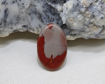Piedra preciosa suelta de jaspe noreena 100 % natural de excelente calidad, forma ovalada, cabujón, para joyería, 50 ct. Tamaño: 40 x 26 x 5 mm.