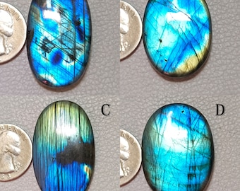 Simpatico cabochon labradorite multi appariscente, ciondolo in argento per creazione di gioielli in pietra, gioielli con pietre preziose AAA + multi labradorite naturale