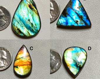 Génial ~ Cabochon de labradorite super flashy, vente en gros de pierres précieuses de labradorite polies à la main, cabochon de pierres précieuses de labradorite en vrac !!!