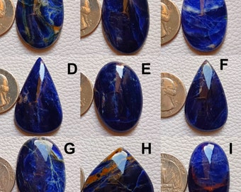 AAA kwaliteit natuurlijke sodaliet cabochon edelsteen - cabochon edelsteen sodaliet - sodaliet losse edelsteen - sodaliet sieraden maken van edelstenen