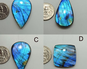 gemma naturale di labradorite blu superiore! pendente e gioielli in labradorite cabochon sciolti.....