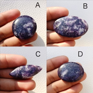 Lepidolite Palm Stone, YOU CHOOSE, Crystal for Anxiety, Lepidolite, Lepidolite Worry Stone, Palm Stones, Lepidolite Therapy Stone