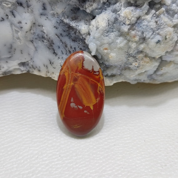Noreena Jasper Gemstone, Natural Noreena Jasper Cabochon, Designer Crystal Loose Jasper Gemstone For Jewelry Making Supply,Size:- 41x24x6 MM