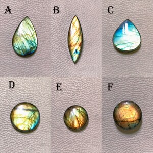 Labradorite Cabochon AAA Quality , Natural Blue Labradorite Loose Gemstone, Healing Crystal, DIY Jewelry Making Designer Cabochons