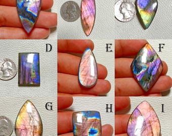 Amazing purple Multi Flash Fire Labradorite Gemstone AAA+ Quality Labradorite Multi fire stone Labradorite Mix Shape And Sizes.