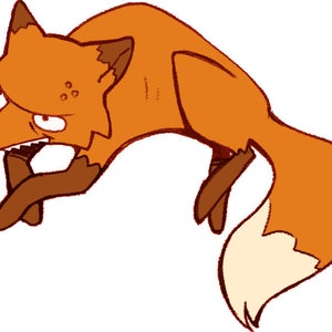 HOLOGRAPHIC sticker - Fox Mr. Burns
