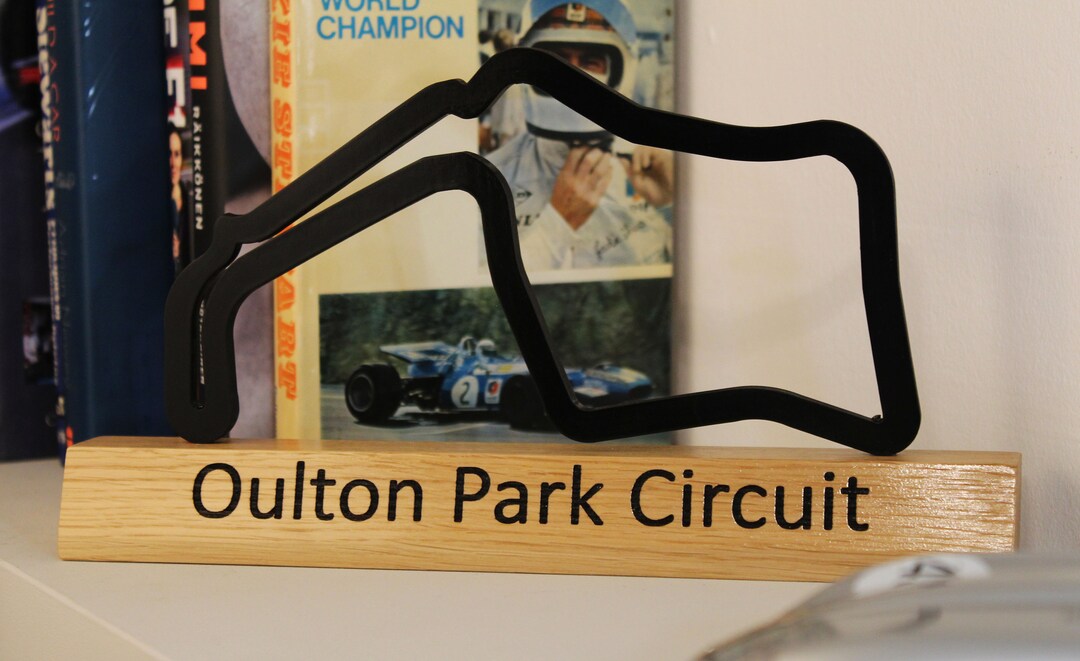 OULTON PARK Racing Circuit Mounted on Hardwood Plinth Large - Etsy