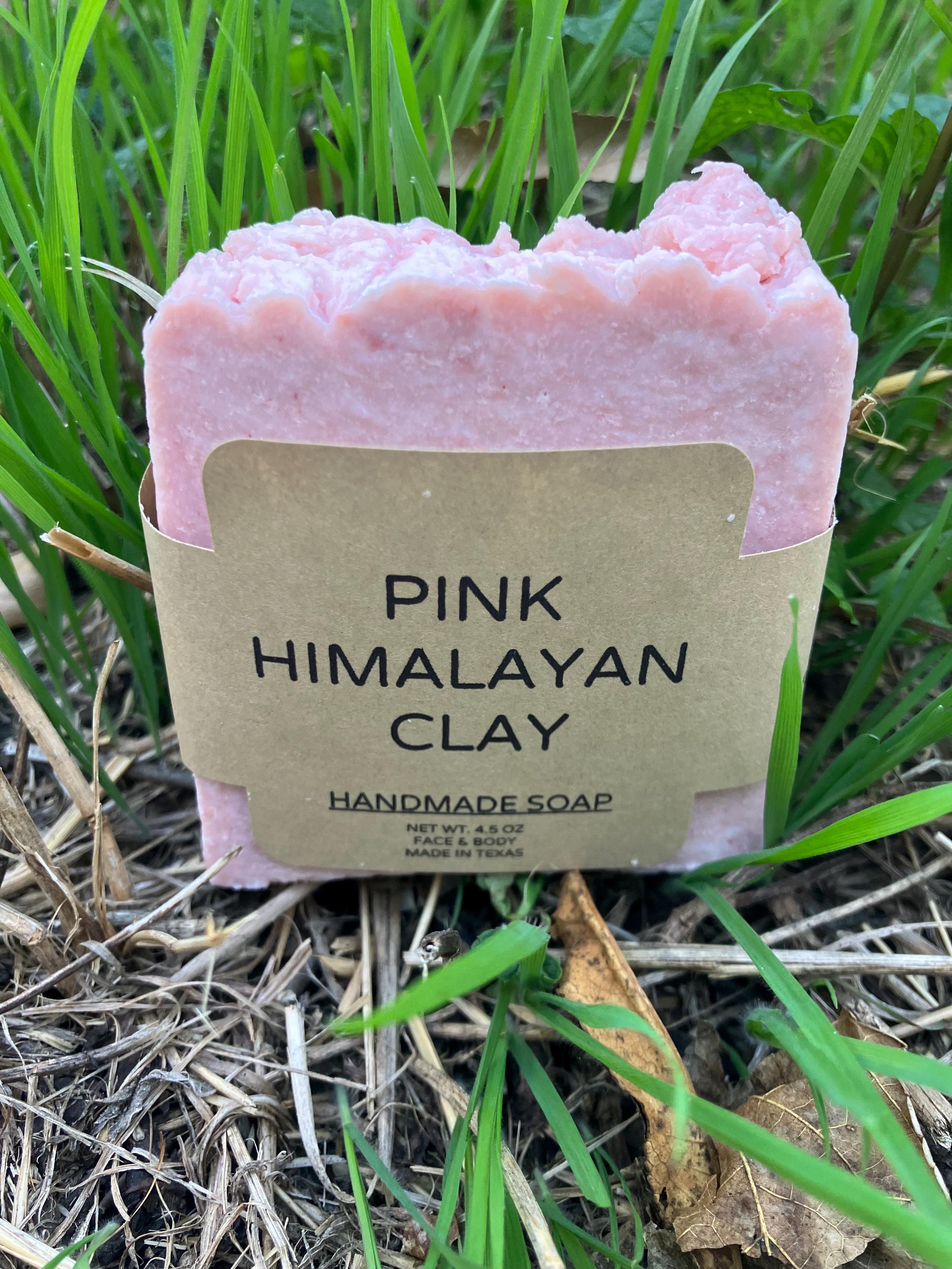 Pink Himalayan Salt & Kaolin Clay Soap - Unscented Vegan Spa Bar ...