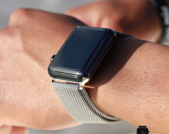 Stainless Steel Space Gray Milanese Loop Buy Silver Milanese Loop