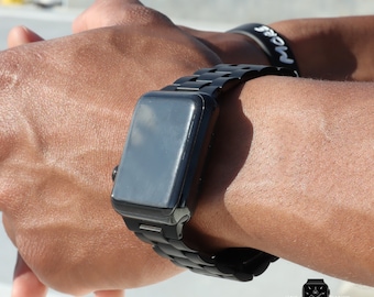 Grau Edelstahl Schleifenband für Apple Uhr | Einbänder