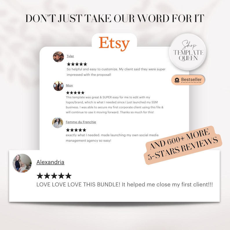 50-in-1 Social Media Manager Canva Template Bundle - Digital Download image 2