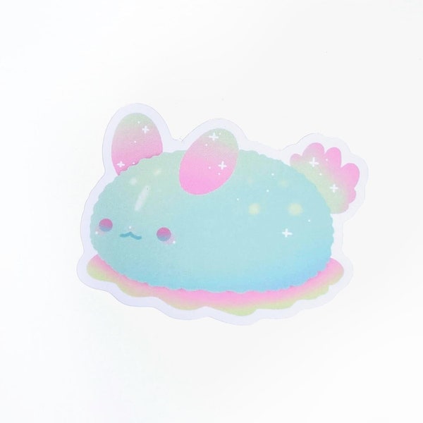 Kawaii Nudibranch Sea Slug - 2.5" Glossy Vinyl Sticker