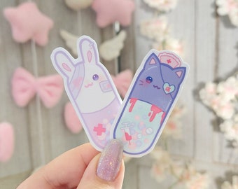 Kawaii Menhera Pills - Glossy Vinyl Sticker