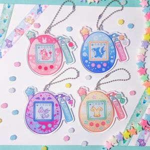 Kawaii Kaiju Tamagotchi 3&quot; Acrylic Charm