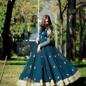 Full Flared Gown - Etsy Singapore