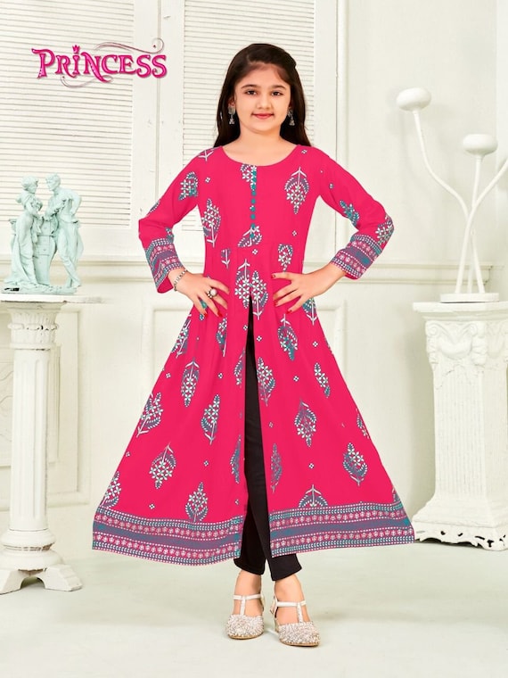 ANNA'S Kids Girls Kurti & Sharara Set Dress - Ethnic Traditional Printed  For Girl Dresses for Baby Girls(Blue 12-18 Months) : Amazon.in: Clothing &  Accessories