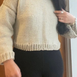 Knit Sweater, Women Sweater, Knit Basic Sweater
