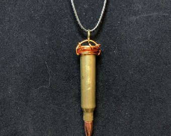 【King Ice】☆日本未入荷☆.223 CALIBER BULLET NECKLACE 223 Caliber Bullet Necklace | Men's Necklaces | King Ice