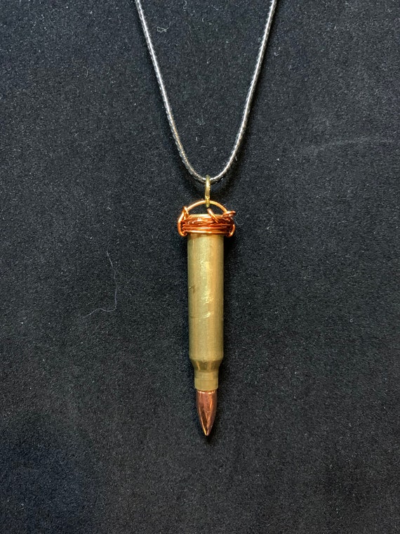 Real Bullet Necklace Inert .223 Punk Necklace Jewelry - Etsy