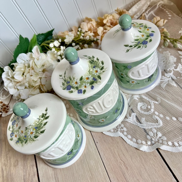 Daisy Canister Set Etsy