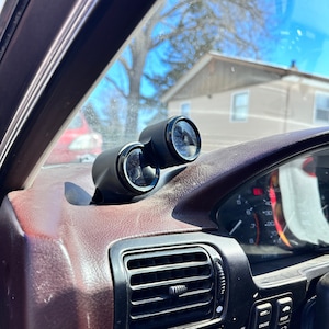 Dual gauge pod mount for 1990-1993 Accord CB7 functional defrost vent