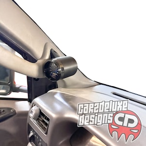 Single 52mm gauge pod mount for 1999-2007 F250 F350 A-pillar handle Bolt on