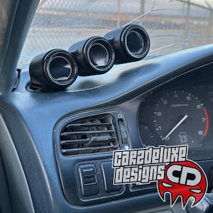 Triple gauge pod mount for 1994-1997 Accord functional defrost vent