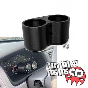 Dual gauge pod mount 52mm steering column dash cluster screw on.