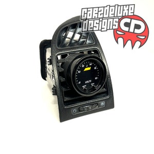 Gauge pod mount fits 1997-2001 Honda Prelude functional vent