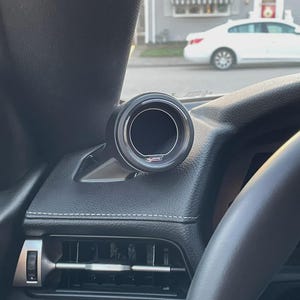 Single gauge pod mount for 2020-2025 GR Supra functional defrost vent